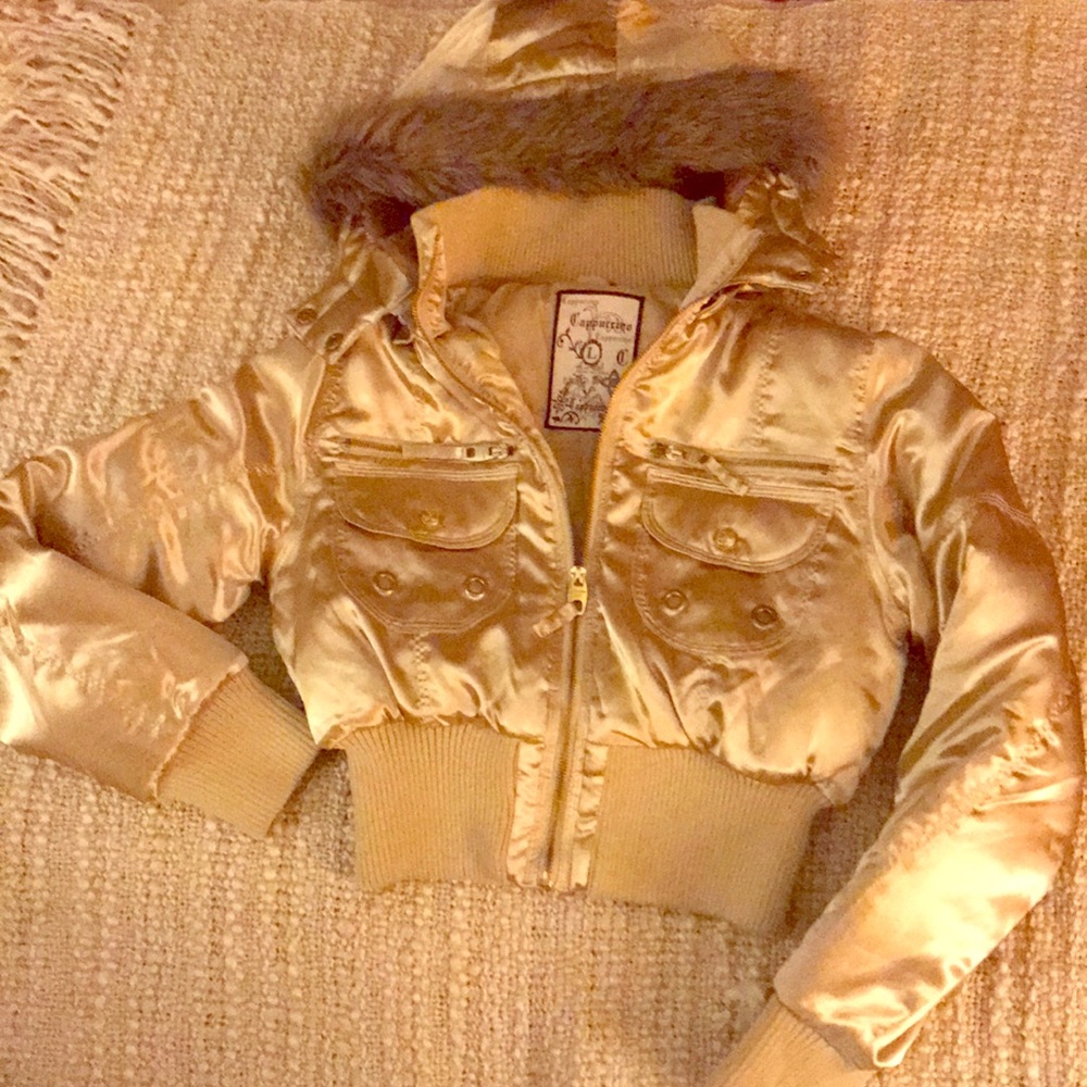Cappuccino Womens casual Jacket (Large)